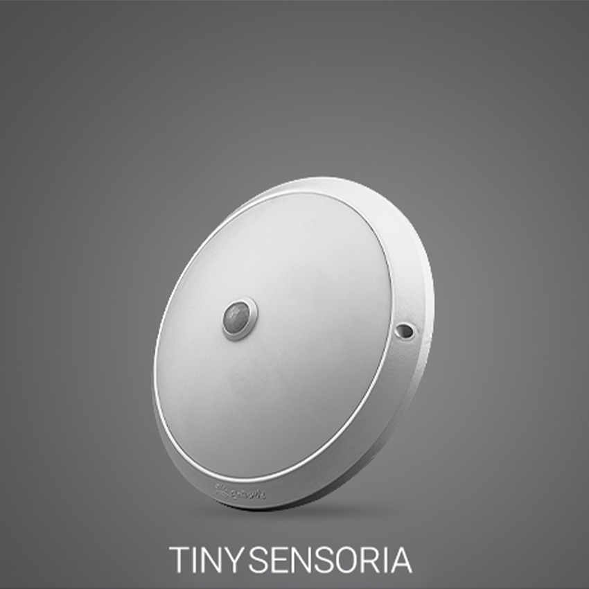 لامپ 20 وات LED روکار دایره ای سنسوردار مدل تاینی پارس شعاع توس -