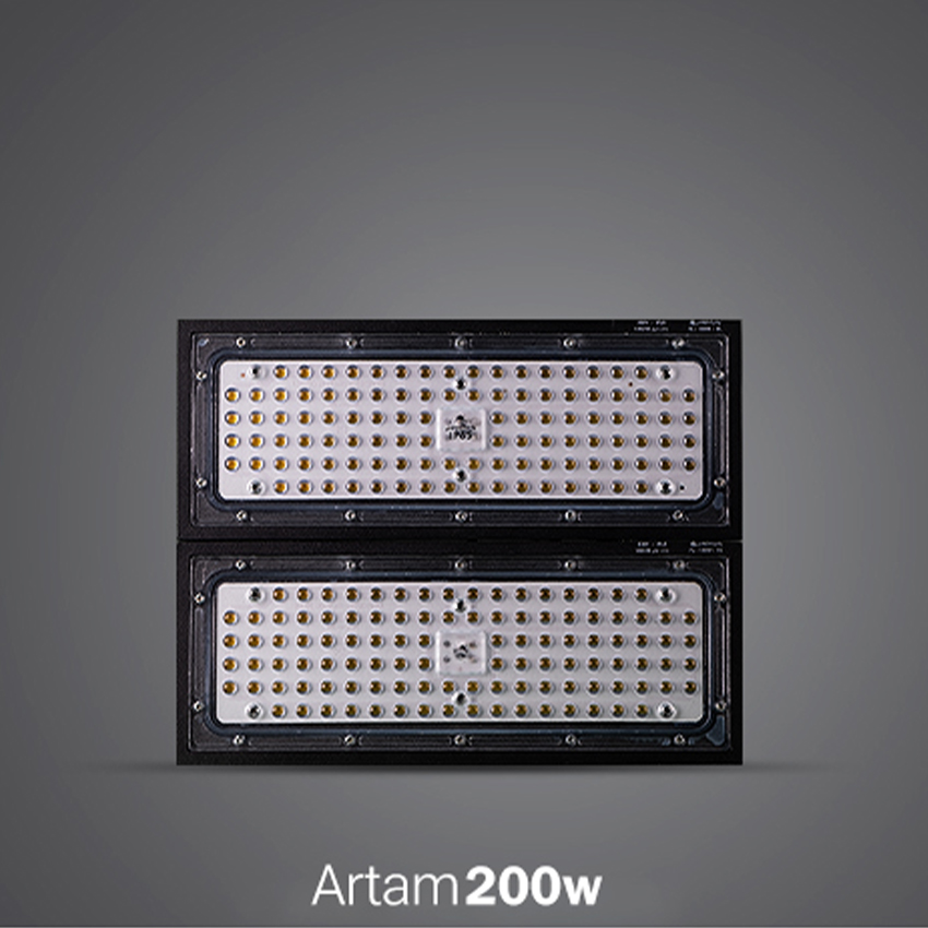 پرژکتور 200 وات SMD ضدآب مدل آرتام پارس شعاع توس